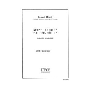 Bitsch 16 Lecons De Concours Exercices D'harmonie Vol 2 Realisations