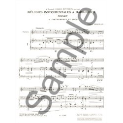 Challan Melodies Instrumentales A Harmoniser 6 Mozart Inst & Piano Bk