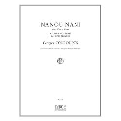 Georges Couroupos: Nanou-Nani (high) (Voice & Piano)
