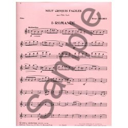 Henri Vachey: Romance (Flute solo)