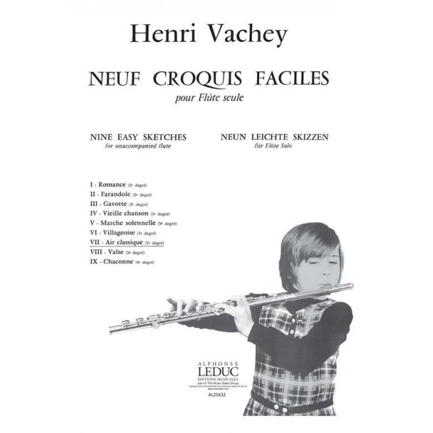 Henri Vachey: Air classique (Flute solo)