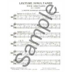Le Monnier Lecture Simultanee Pour Debutant Vol 2 Lecture Rythmique