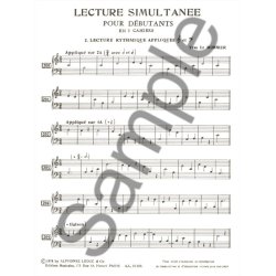 Le Monnier Lecture Simultanee Pour Debutant Vol 2 Lecture Rythmique