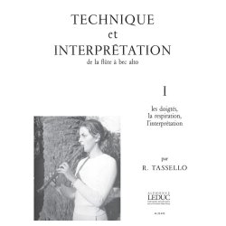 R. Tassello: Technique et Interpretation Vol.1 (alto) (Recorder solo)