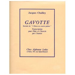 Jacques Chailley: Gavotte (Flute & Harpsichord)