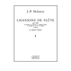 Jean-Paul Holstein: Chansons de Fl&ucirc;te Vol.1 (Flute & Piano)