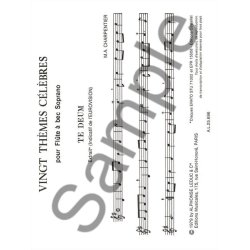 Rose-Marie Janzen: Th&egrave;mes c&eacute;l&egrave;bres Vol.1 (sop) (Recorder solo)