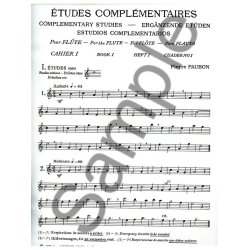 Pierre Paubon: Etudes compl&eacute;mentaires Vol.1 (Flute solo)