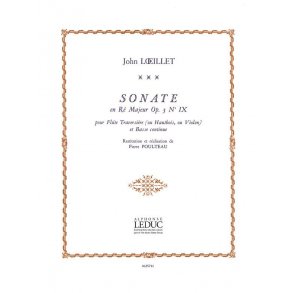 John Loeillet: Sonate Op. 3 No. 9 In D