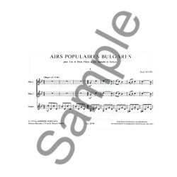 Pavel Klapil: Airs populaires bulgares (Recorder & Guitar)