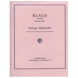 Philippe Hersant: Klage (Flutes 2)