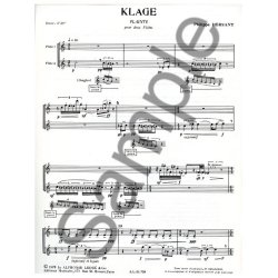 Philippe Hersant: Klage (Flutes 2)