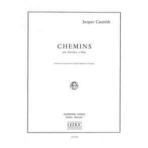 Jacques Castérède: Chemins (Double Bass & Piano)