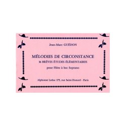 Henri Gu&eacute;don: M&eacute;lodies de Circonstance (sop) (Recorder solo)