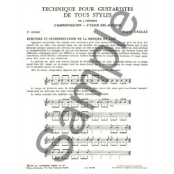 Pierre Cullaz: Techniques pour Guitaristes de tous Styles Vol.2 (Guitar solo)