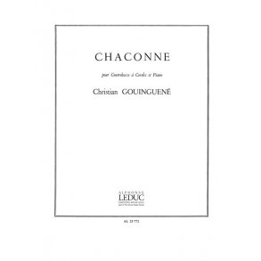 Christian Gouinguené: Chaconne (Double Bass & Piano)