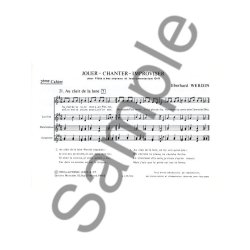 Werdin Jouer Chanter Improviser Vol 2 Descant Recorder & Percussion Bk