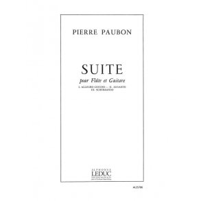 Pierre Paubon: Suite (Flute & Guitar)
