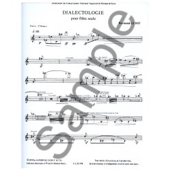 Raymond Guiot: Dialectologie (Flute solo)