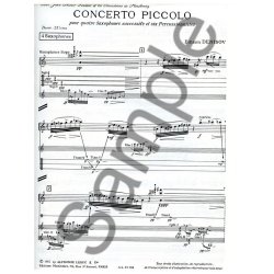 Edison Denisov: Concerto piccolo (Saxophone & Percussion)