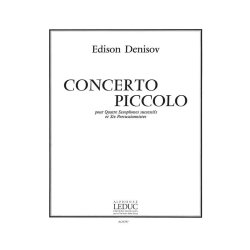 Edison Denisov: Concerto piccolo (Saxophone & Percussion)