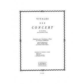 Antonio Lucio Vivaldi: Concerto in E minor (Double Bass & Piano)