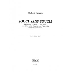 Reverdy Soucis Sans Soucis Voice & Percussion Instrument Book