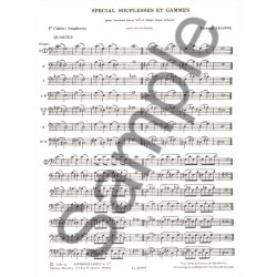 Fernand Lelong: Sp&eacute;cial Souplesse et Gammes Vol.1 (Tuba solo)