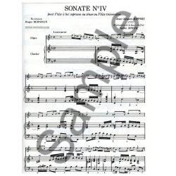 Rippert Bernolin Sonate No.4 Descant Recorder & Basso Continuo Book