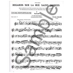 Ulrich Dalm: Regards sur la Rue Saint-Jacques (Flute solo)