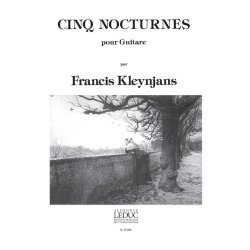 Francis Kleynjans: 5 Nocturnes (Guitar solo)
