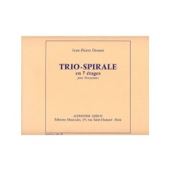 Jean-Pierre Drou&euml;t: Trio-Spirale, en 7 Etages (Parts M & S) (Percussion Ensemble)