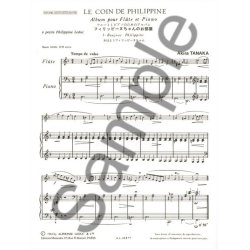 Akira Tanaka: Le Coin de Philippine, Album pour Fl&ucirc;te et Piano (Flute & Piano)