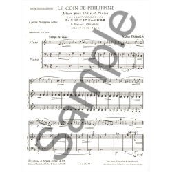 Akira Tanaka: Le Coin de Philippine, Album pour Fl&ucirc;te et Piano (Flute & Piano)