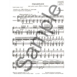 Jacques Ibert: Paraboles (Flute & Guitar)