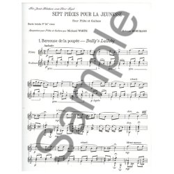 Robert Alexander Schumann: 7 Pi&egrave;ces pour la Jeunesse (Flute & Guitar)