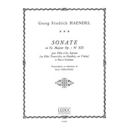 Georg Friedrich Handel: Sonata Op.1, No.12 in F major (Recorder & Continuo)