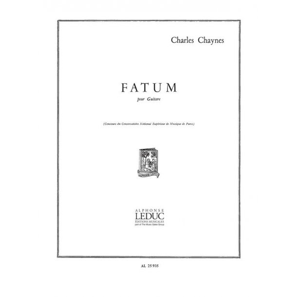 Charles Chaynes: Fatum (Guitar solo)