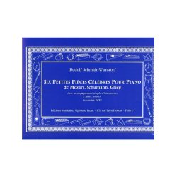 Schmidt Wunstorf 6 Petites Pieces Celebres Piano & Percussion Book