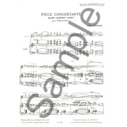 Paul Bonneau: Piece Concertante Dans L'Esprit 'Jazz' (Flute & Piano)