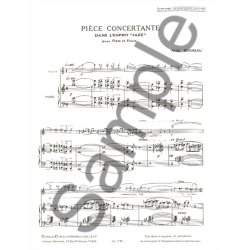 Paul Bonneau: Piece Concertante Dans L'Esprit 'Jazz' (Flute & Piano)