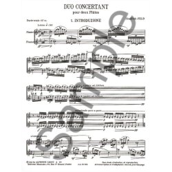 Jindrich Feld: Duo concertant (Flutes 2)