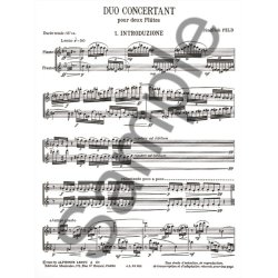Jindrich Feld: Duo concertant (Flutes 2)