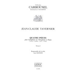 Jean-Claude & Marc Tavernier J.C.& M.: 4 Pi&egrave;ces (Percussion(s) & Piano)