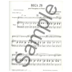 Jean-Claude & Marc Tavernier J.C.& M.: Beca 2b (Percussion(s) & Piano)