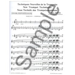 Thibaud Neue Technik Trompetenspielens Trumpet Book German