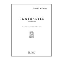 Jean Michel Defaye: Contrastes (Flute & Piano)