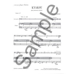 Fran&ccedil;ois Dupin: Kyakou (Percussion(s) & Piano)