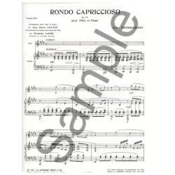 Mendelssohn Larde Rondo Capriccioso (Arnold) Flute &amp; Piano Book