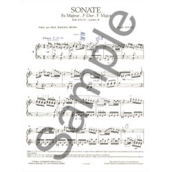 Franz Joseph Haydn: Sonata Hob.16:23 in F major - Landon 38 (Piano solo)